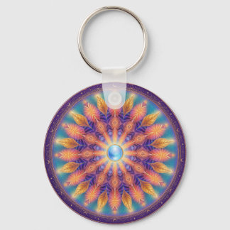 Light Wheel Wall Clock Keychain