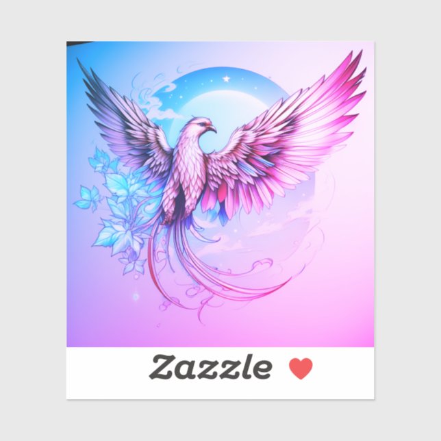 Light Wing Tattoo Art Sticker (Sheet)