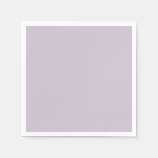 Light Wisteria Solid Color Napkins (Front)
