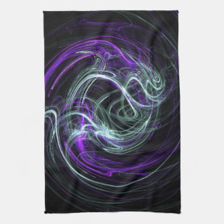 Light Within - Violet & Indigo Swirls Towel
