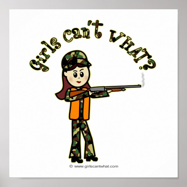 Light Womans Hunting Poster (Front)