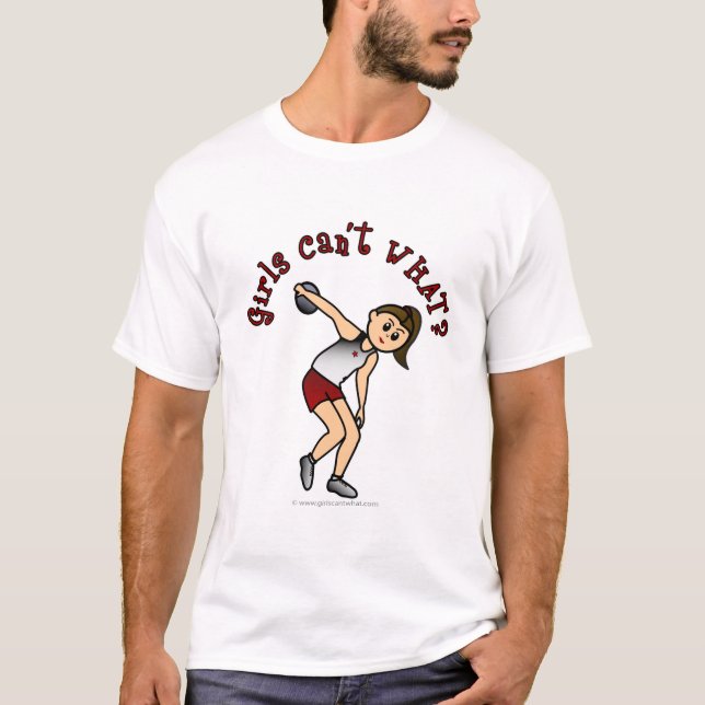 Light Womens Discus T-Shirt (Front)