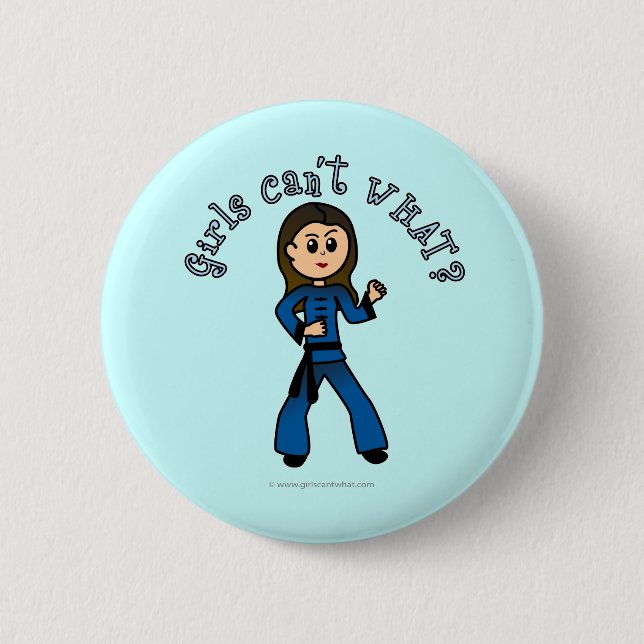 Light Womens Kung Fu Button (Front)