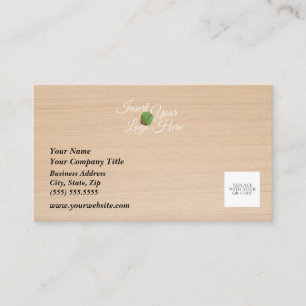 Light Wood Background Business Card