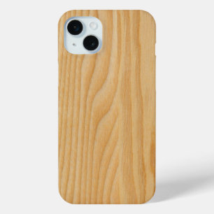 light wood board textures iPhone 15 plus case