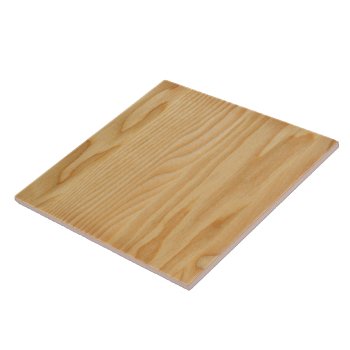 Light Wood Board Textures Ceramic Tile by nonstopshop at Zazzle