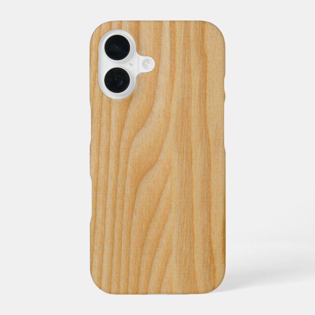 light wood board textures iPhone case (Back)
