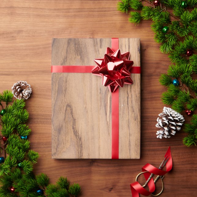 Light Wood Boards, With Wood Grain Wrapping Paper (Holiday Gift)