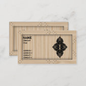Light Wood Carpenter - Business Card (Front/Back)