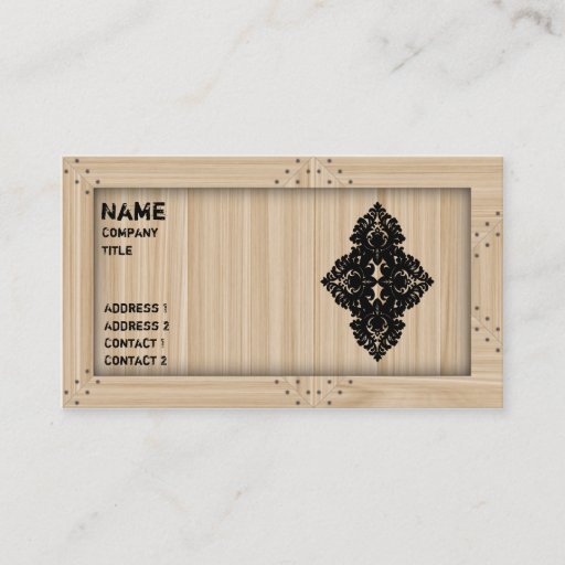 Customizable Light Wood Carpenter - Business Card