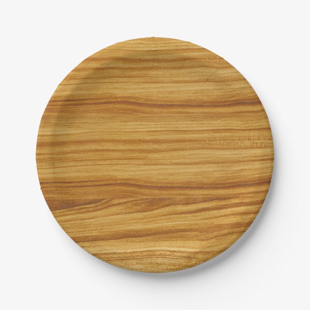 Wood look paper plates Clearance