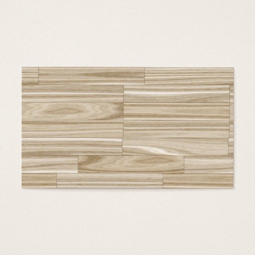 Customizable Light Wood Grain Parquet Business Card Templates