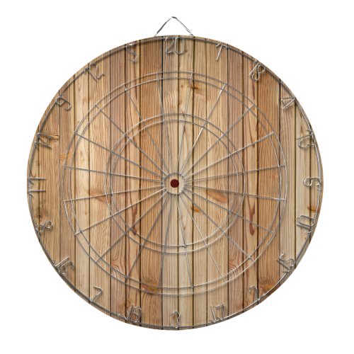 Light Wood Paneling Dartboard