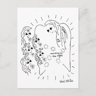 'Light Workers' Gathering Postcard