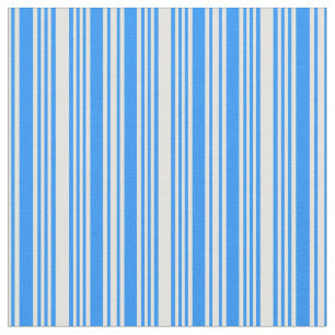 Light Yellow and Blue Colored Pattern Fabric