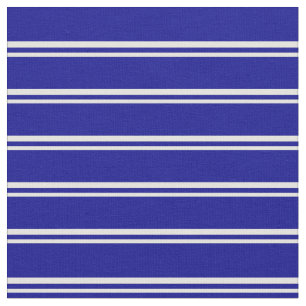 Light Yellow and Dark Blue Colored Stripes Fabric