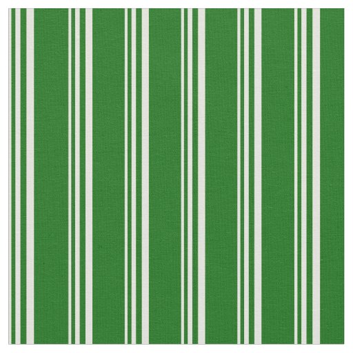 Light Yellow and Dark Green Striped Pattern Fabric