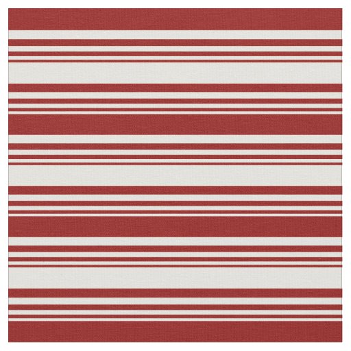 Light Yellow and Dark Red Lines Pattern Fabric
