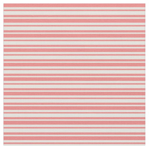 Light Yellow and Light Coral Lines Fabric