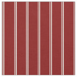 [ Thumbnail: Light Yellow and Maroon Stripes/Lines Pattern Fabric ]