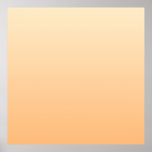 Light Yellow and Orange Color Gradient Poster