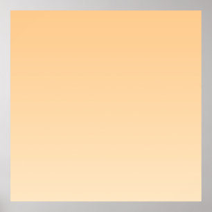 Light Yellow and Orange Gradient  Poster