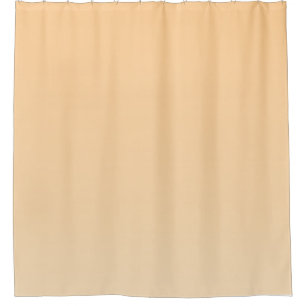 Light Yellow and Orange Gradient Shower Curtain