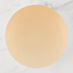 Light Yellow and Orange Gradient Trinket Tray