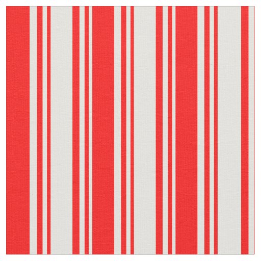 Light Yellow and Red Lines/Stripes Pattern Fabric