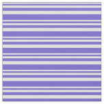 [ Thumbnail: Light Yellow and Slate Blue Stripes/Lines Pattern Fabric ]