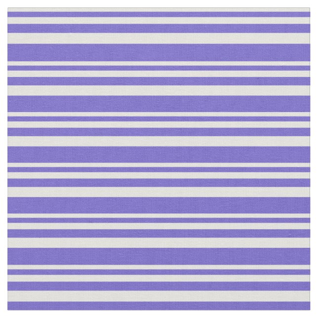 Light Yellow and Slate Blue Stripes/Lines Pattern Fabric (Close Up)