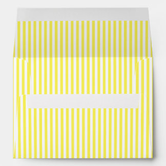 Light Yellow and White Stripe Envelope