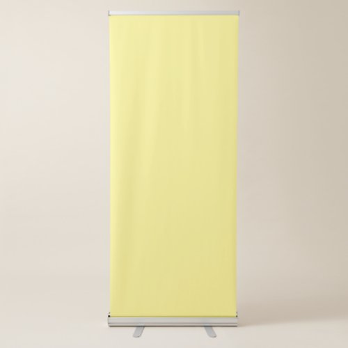 Light Yellow Best Vertical Retractable Banner 