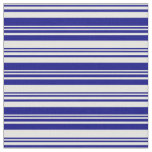 [ Thumbnail: Light Yellow & Blue Colored Striped/Lined Pattern Fabric ]