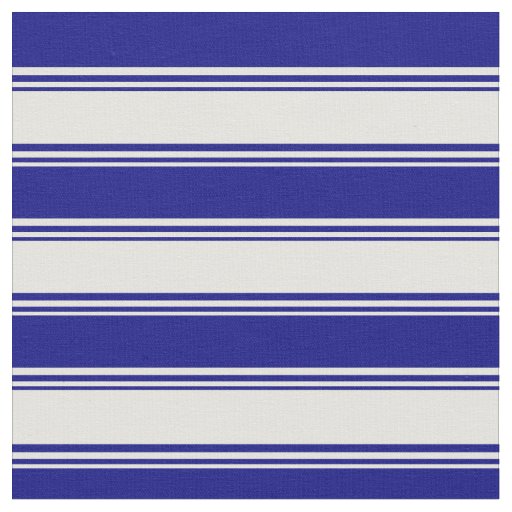 Light Yellow & Blue Lines Pattern Fabric