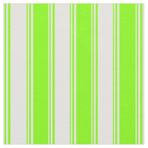 Light Yellow & Chartreuse Stripes/Lines Pattern Fabric