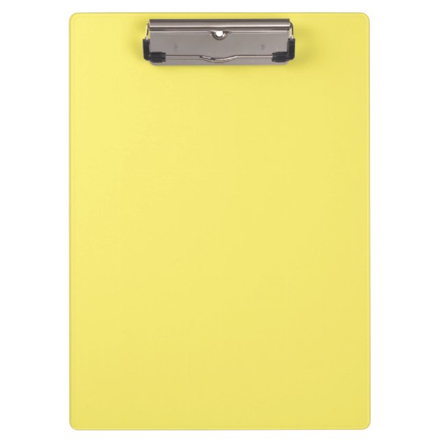 “Light Yellow” Clipboard (Front)
