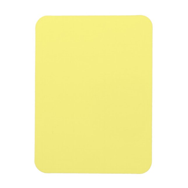  Light Yellow #FFF888, Marzipan Magnet (Vertical)