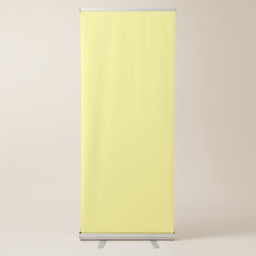 Light Yellow FFF888 Marzipan Retractable Banner