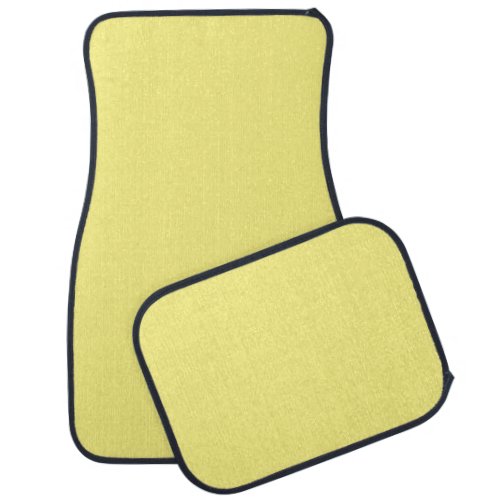 Light Yellow Floor Car Mats