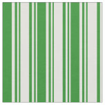 [ Thumbnail: Light Yellow & Forest Green Colored Pattern Fabric ]