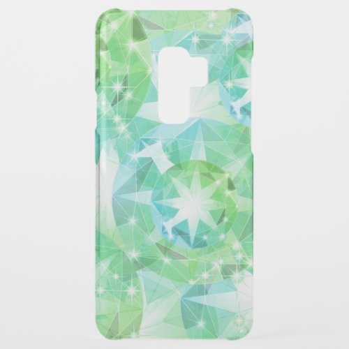 Light Yellow Green Emerald Crystal Art Uncommon Samsung Galaxy S9 Plus Case