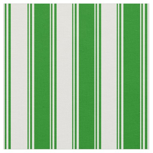 Light Yellow & Green Lined Pattern Fabric
