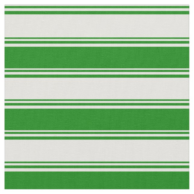 Light Yellow & Green Lines Fabric (Close Up)