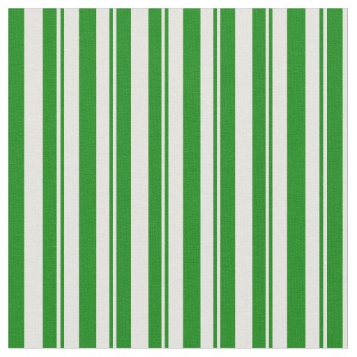 Light Yellow & Green Stripes Pattern Fabric