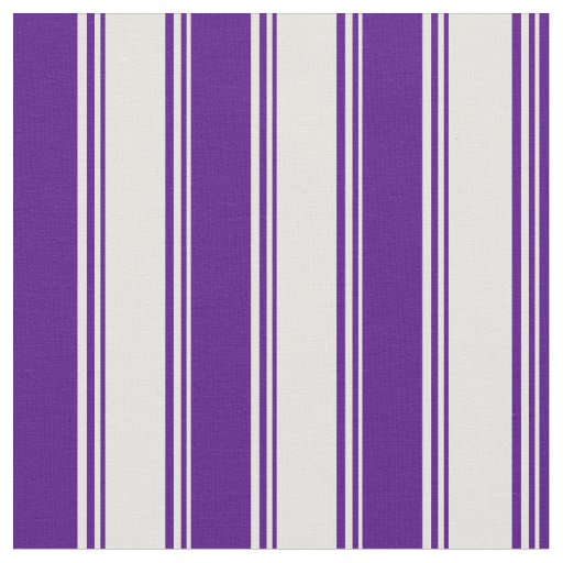 Light Yellow & Indigo Colored Pattern Fabric