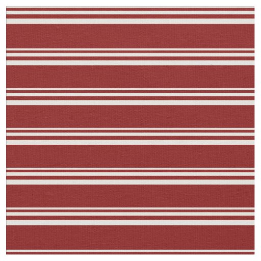 Light Yellow & Maroon Striped/Lined Pattern Fabric