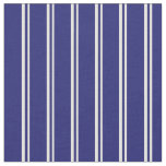 [ Thumbnail: Light Yellow & Midnight Blue Colored Lines Fabric ]