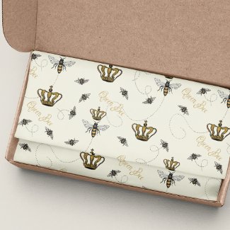 Light Yellow Mothers Day Queen Bee & Gold Crown