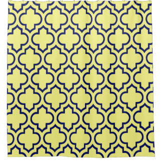 Navy Blue And Yellow Shower Curtains | Zazzle Navy Blue And Yellow Shower Curtains | Zazzle